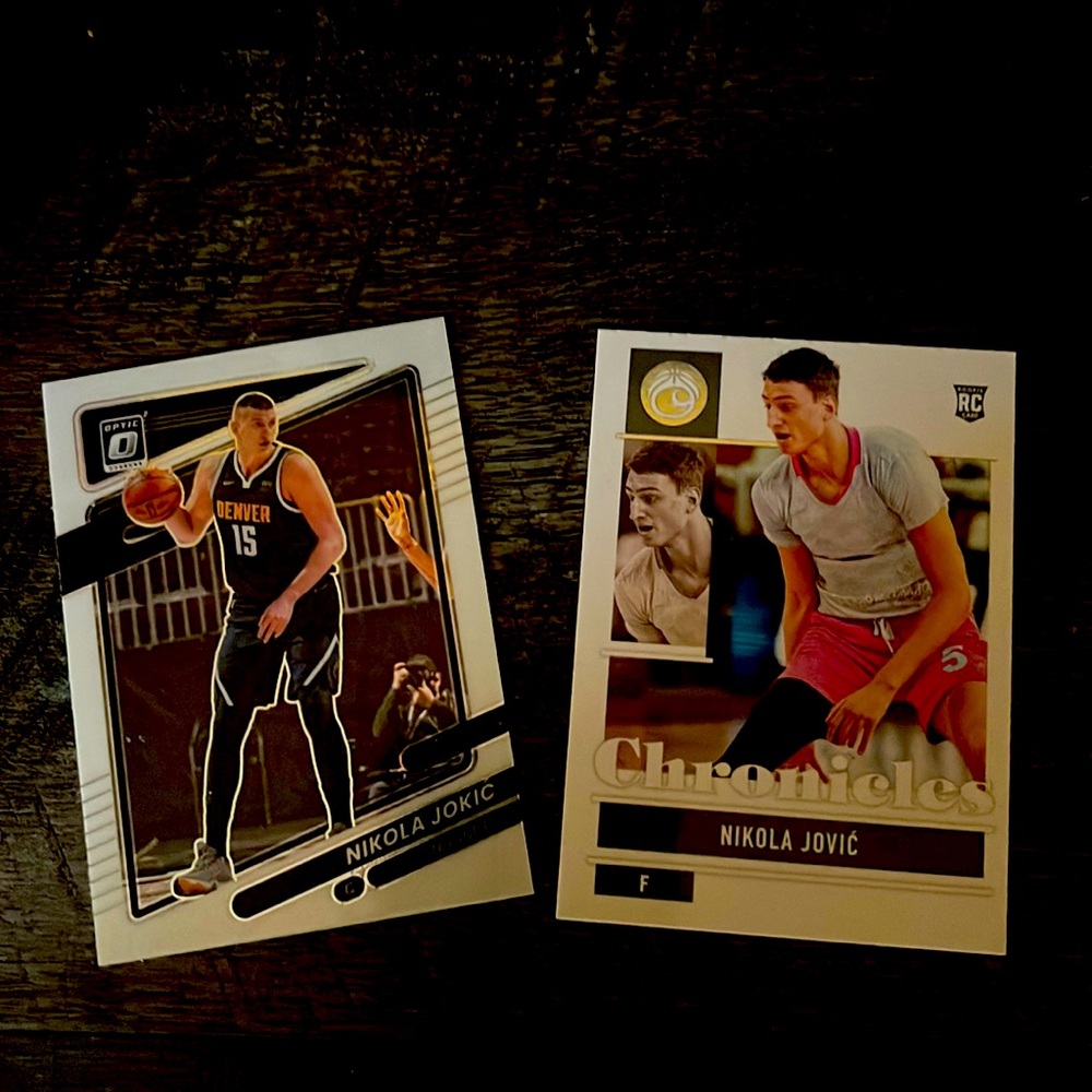 Nikola Jokic Basketball cards (2) excellent quality